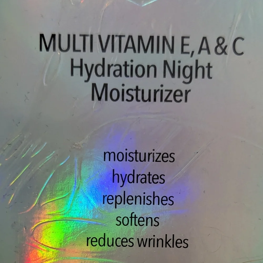 Multivitamin E, A & C Night Moisturizer And Rosemary Mint Soap Secret Collagen